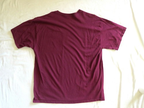 HOLLYWOOD Hard Rock Cafe LIVE LOVE ROCK Borgoña Para Hombre Talla XL - Imagen 4 de 4