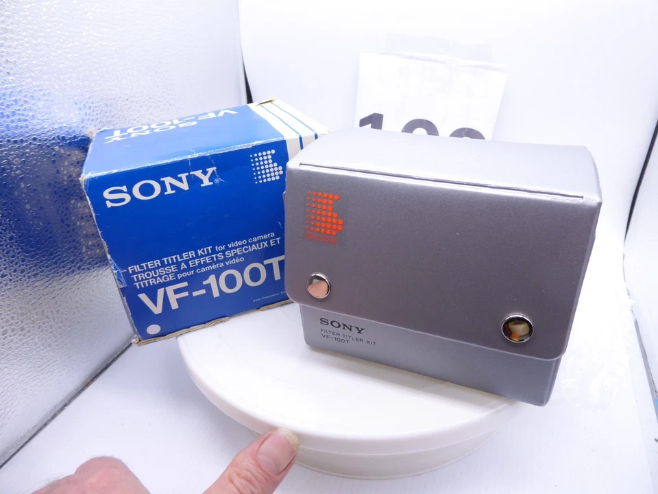 sony vf100t vf 100 t vf100 t filter kit . 8 filters and adapter - Image 4 of 4