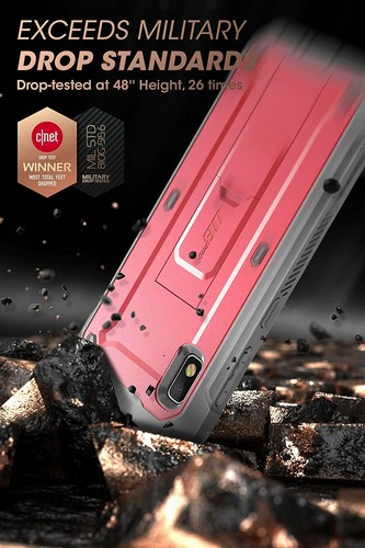 Funda de cuerpo completo con soporte para teléfono SUPCASE UBPro con cubierta de pantalla para Samsung Galaxy A10e - Imagen 30 de 39
