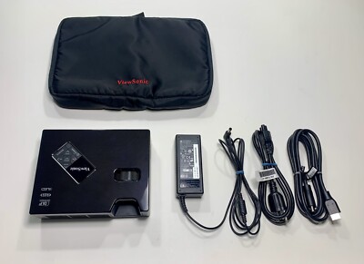 ViewSonic PLED-W600 Portable Widescreen LED Projector Business Travel Presenting