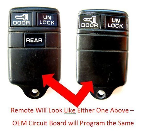 1994 1995 1996 GMC Sonoma keyless entry transmitter key FOB PHOB OEM clicker image 2