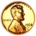 1968-S Lincoln Memorial Cent Proof — photo from another recent sale