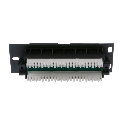 Wallmount /Rackmount 1U Ethernet Patch Panel Punch Down Block for CAT5e Cabling - Afbeelding 3 van 8