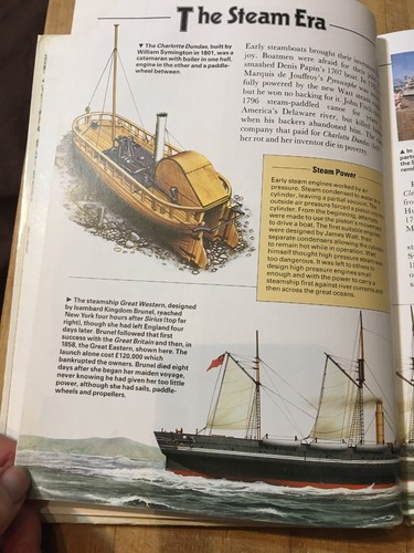 Vtg 1980 The Wonder Book Of Ships Illustrated 45 Pages Color Middle Age To Hydro - Picture 7 of 12