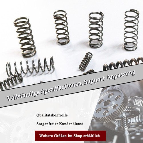 Druckfeder 80 mm Länge , Draht 2mm - 5mm Federstahl / Rückstell / Spiralfeder - Bild 10 von 12