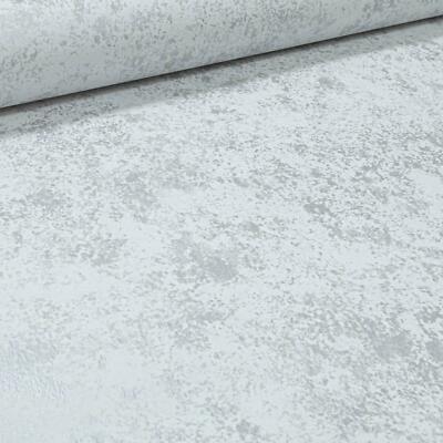Tapete Uni Metallic Hell Silber Grau Marmoroptik Industrial Beton 