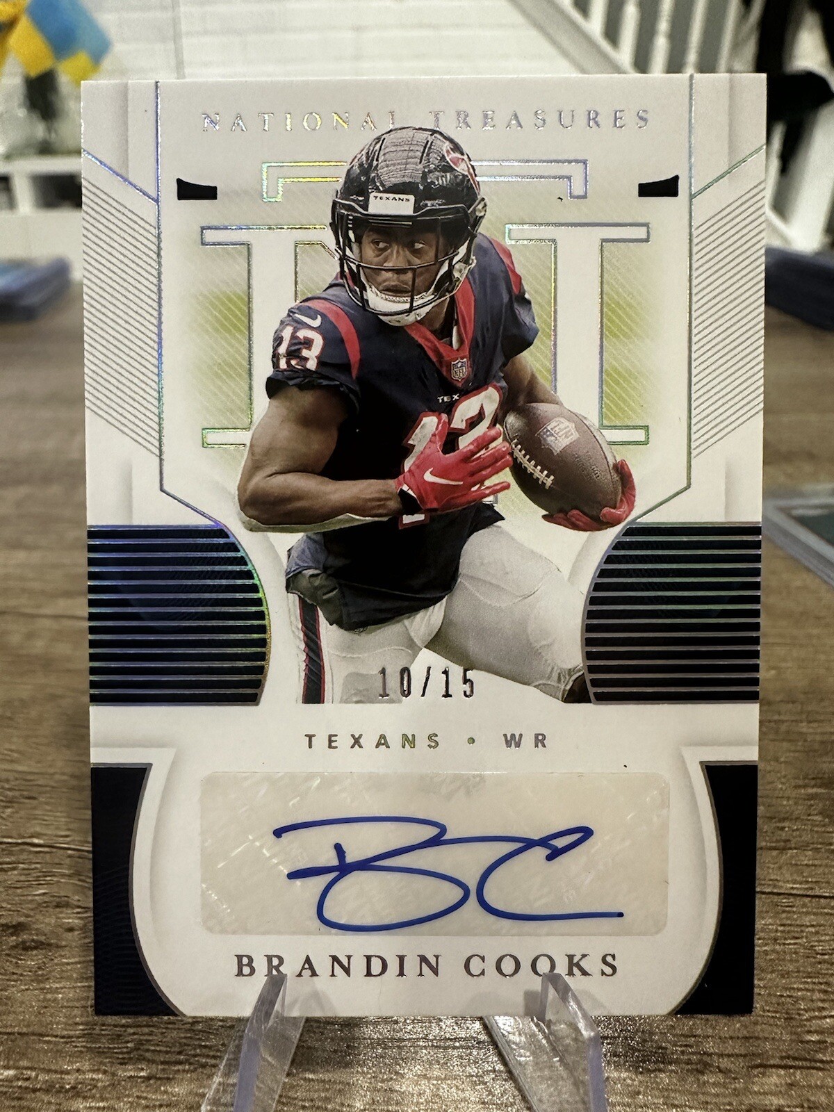 Brandin Cooks #S-BCO Football Cards 2020 Panini National Treasures Signatures trading card — raw and PSA graded price guide