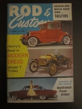 Rod & Custom Magazine September 1957 Henry Best in Modern Dress Model T (AJ)