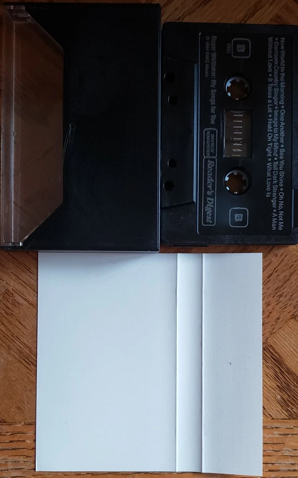 Roger Whittaker ~ My Songs For You - Cassette Foto 2 de 2