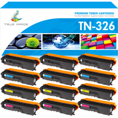 12 XXL Toner Compatible with Brother TN-326 HL-L8250CDN MFC-L8650CDW HL-L8350CDW