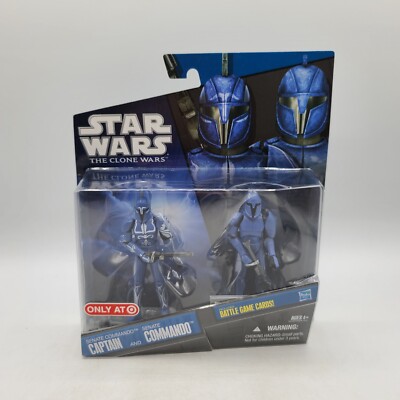 RARE - Hasbro Star Wars Target Exclusive Senate Captain & Commando 2 Pack Figure