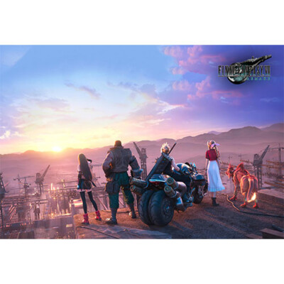 Final Fantasy 7 Remake Cloud Aerith Tifa Poster Box Art High Quality 11x17 19x13