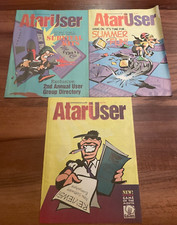 Lot of 3 Vintage ATARI USER Computer Magazines May/June/July 1992 - Nice, RARE