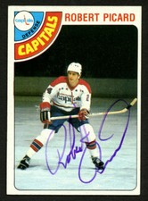 Robert Picard #39 signed autograph auto 1978-79 Topps Hockey Trading Card