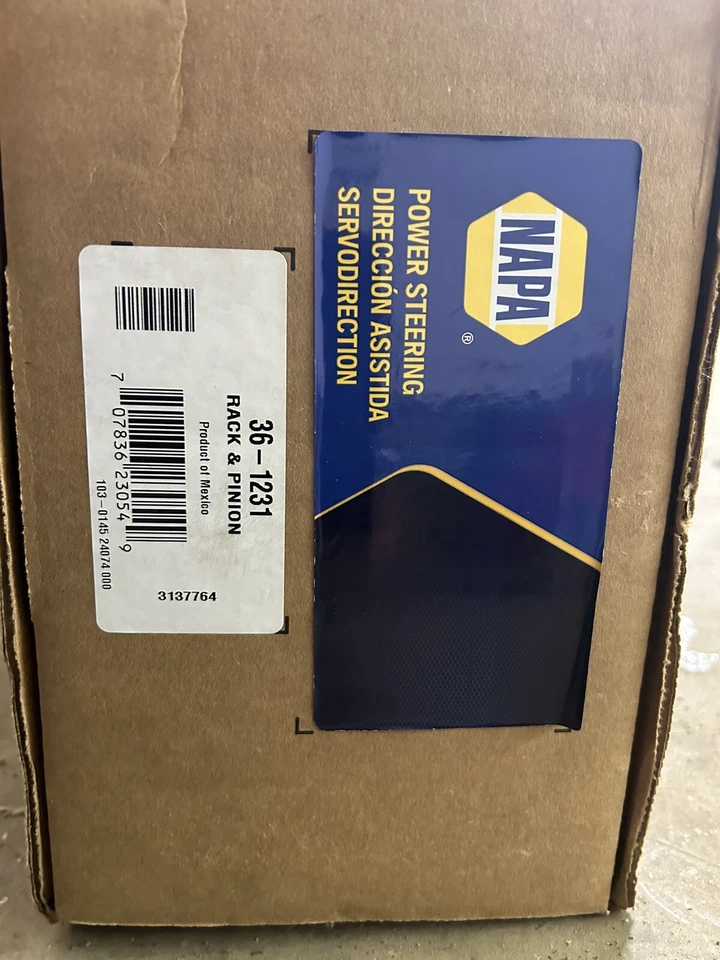 Napa Auto Parts Power Steering Rack And Pinion 1997-2003 Pontiac Grand Prix GTP - Image 3 of 4