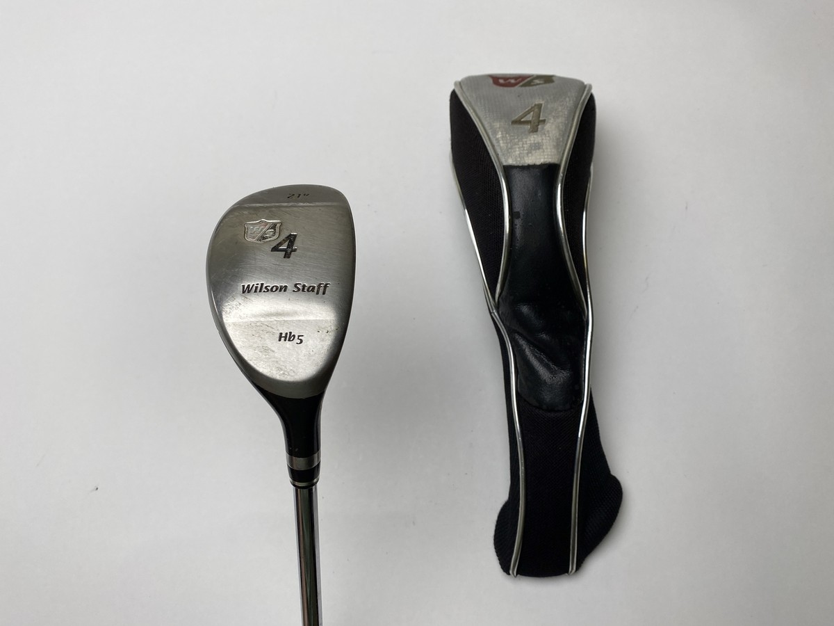 Wilson Staff HB5 21° 4 Hybrid Regular Steel Shaft Wilson Staff Grip Wilson Staff HB5 21° 4 Hybrid Regular Steel Shaft Wilson Staff Grip