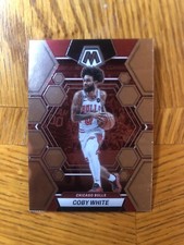 2022-23 panini mosaic Coby White #64 Chicago Bulls