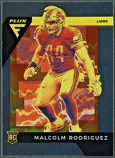 2022 Panini Chronicles Flux Malcolm Rodriguez RC FX-18 Detroit Lions