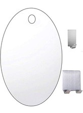 Deluxe Larger Anti-Fog Shower Mirror  Fogless Bathroom Shaving Mirror  Long...