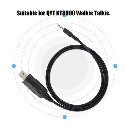 Walkie Talkie Kabel programowy USB do nadajnika-odbiornika radiowego QYT KT8900 - Zdjęcie 2 z 9