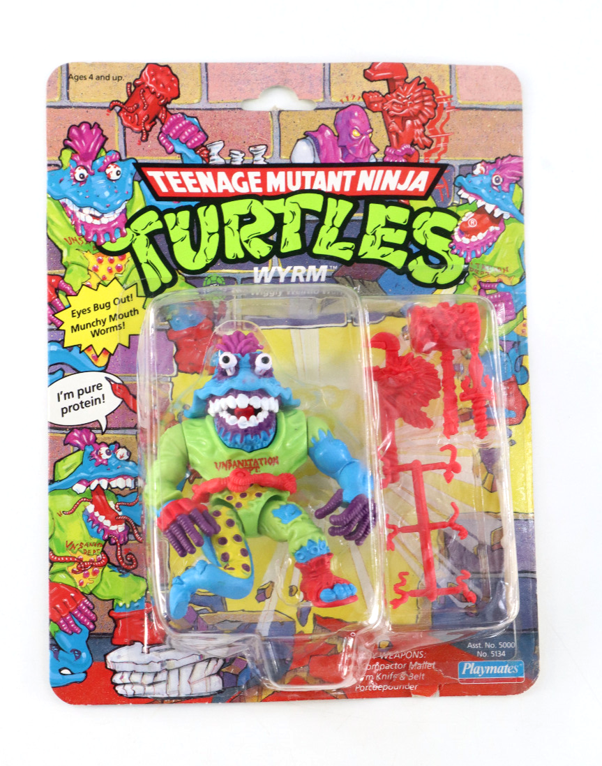 タートルズ　Wyrm Wyrm Teenage Mutant Ninja Turtles TMNT 1991 Playmates New Sealed