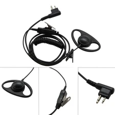 2Pin Security Earpiece Headset Mic For Motorola Radio Walkie/Talkie Earphone New