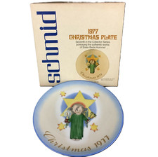 Berta Hummel Herald Angel Collector Plate 1977 VTG Christmas Ltd Edition Germany