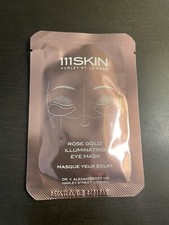 111Skin Rose Gold Illuminating Eye Mask 1 Mask 6 ml .2 fl oz NEW
