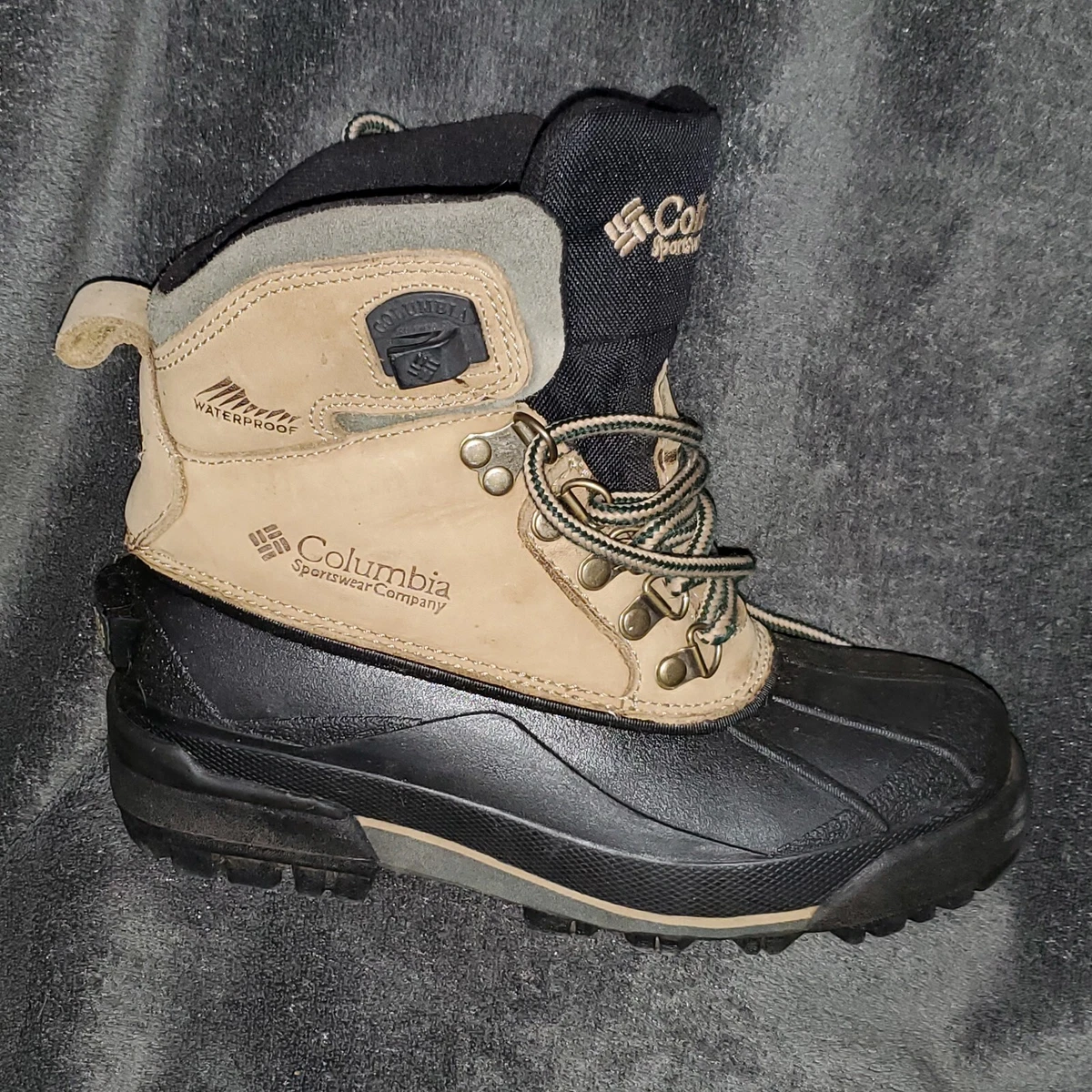 Columbia Boots Mens Sz 7 Bugabootoo Brown Waterproof Thermolite Snow  1100-258