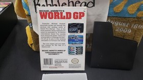 CIB MICHAEL ANDRETTI'S WORLD GP NINTENDO NES VIDEO GAME COMPLETE BOX PROTECTOR