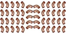 Copper Pipe Fittings 90 Degree Elbow 1/2" Inch - Lot of 50
