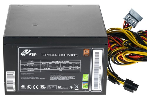 Fuente de alimentación original ATX Fortron FSP500-60GHN (85) 500W 80+Bronce - Imagen 4 de 4