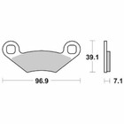 Pastiglie del freno Polaris per moto Polaris