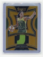 Gabby Williams 2025 WNBA Select, SW-GW, Selective Swatches Gold /10