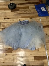 Mori Lee By Madeline Gardner Blue Gown Prom Dress Strapless Sz 12 - 87010