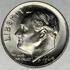 1964 P Roosevelt Dime ~ Choice BU Brilliant Uncirculated ~ US Coin - 1810