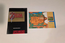 The Legend of Zelda: A Link to the Past (Super Nintendo, 1992) ☆ MANUAL & MAP ☆