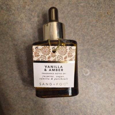 Sand + Fog Vanilla & Amber Perfume Oil Parfum Dropper 1.7floz/50ml NEW