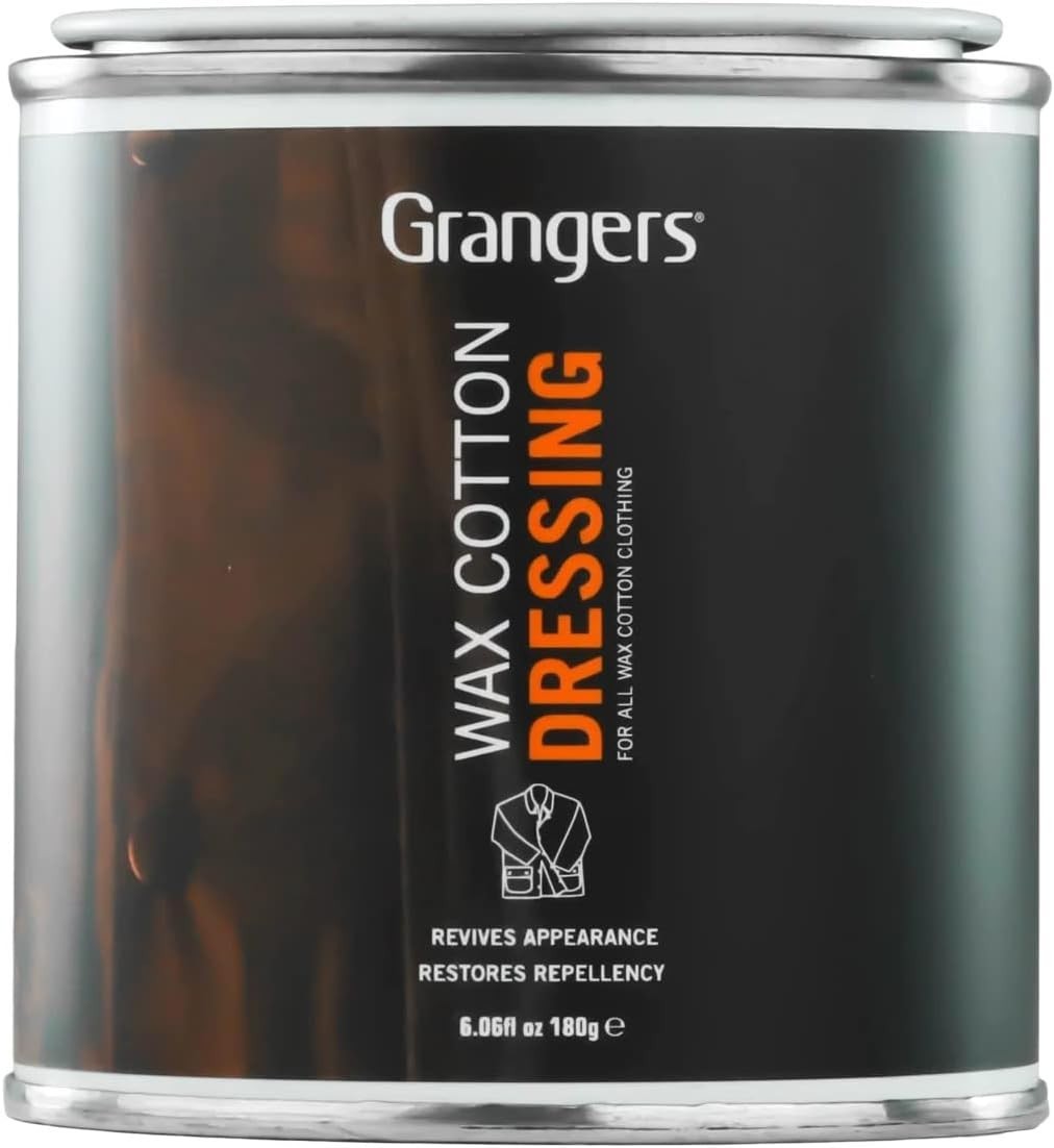 Grangers Wax Cotton Dressing 180g Tin Easy Apply Waterproof All Wax Clothing