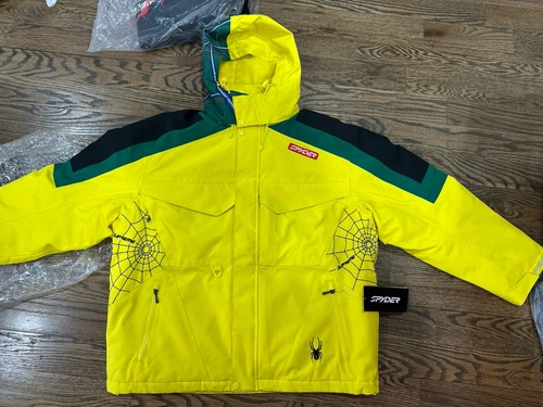 VESTE TECHNIQUE HOMME TAILLE LARGE SUPREME®/SPYDER® JAUNE FW24