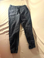 art class Boys Black Solid Jogger Pants Pull-On Elastic Waist Size 8