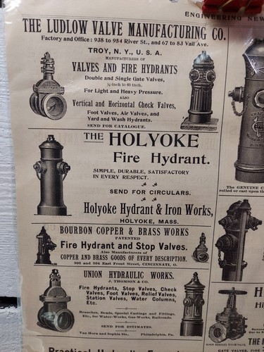 Antikes Werbetechnik Nachrichtenmagazin 14. Mai 1896 rahmenbar Steam Punk - Bild 2 von 14