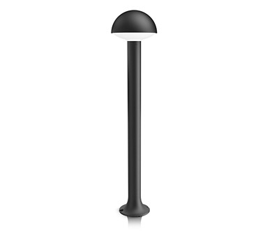 CHARCOAL FRAME LED GARDEN POST 3W WW DUST 915004499601