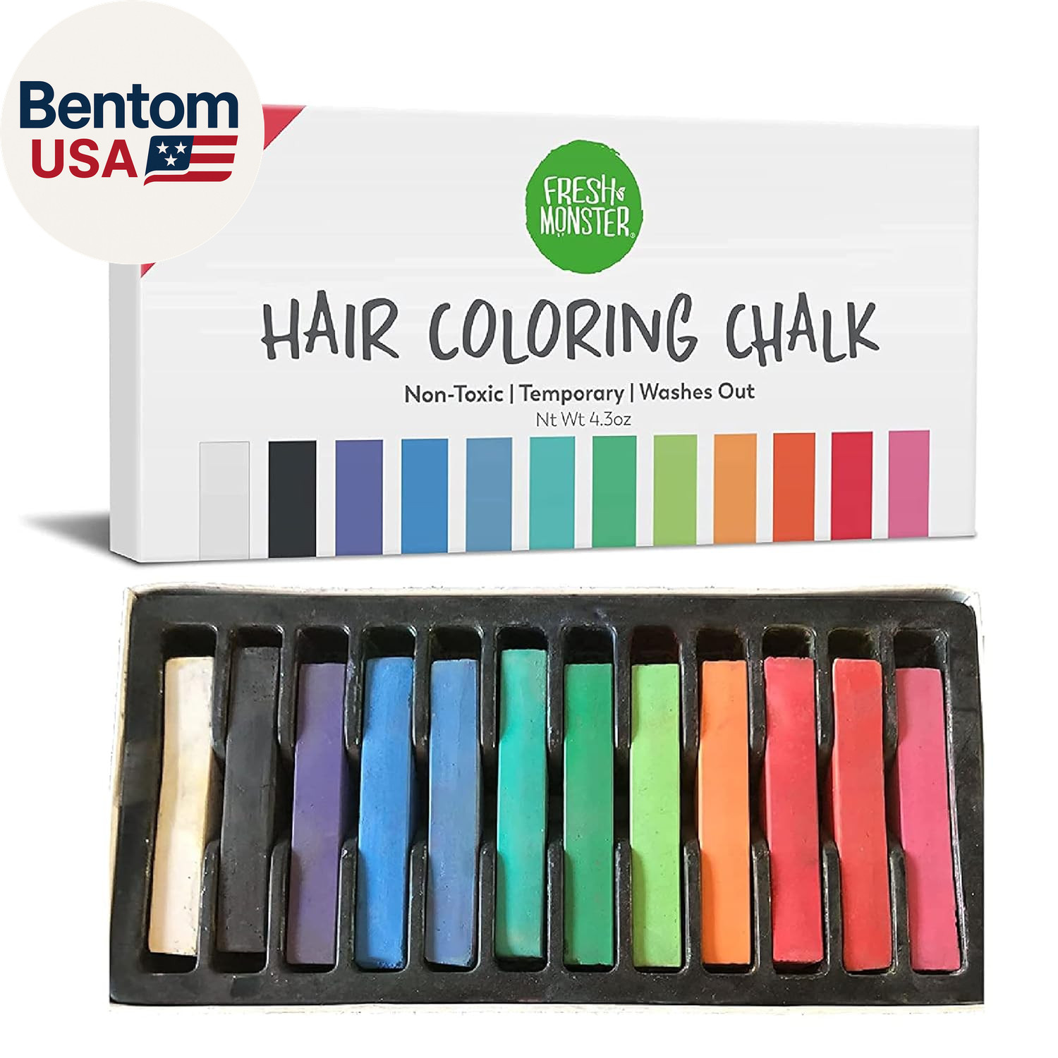 Ing Chalk 12 Bright Colors Washes Out Easily Girls And Boys