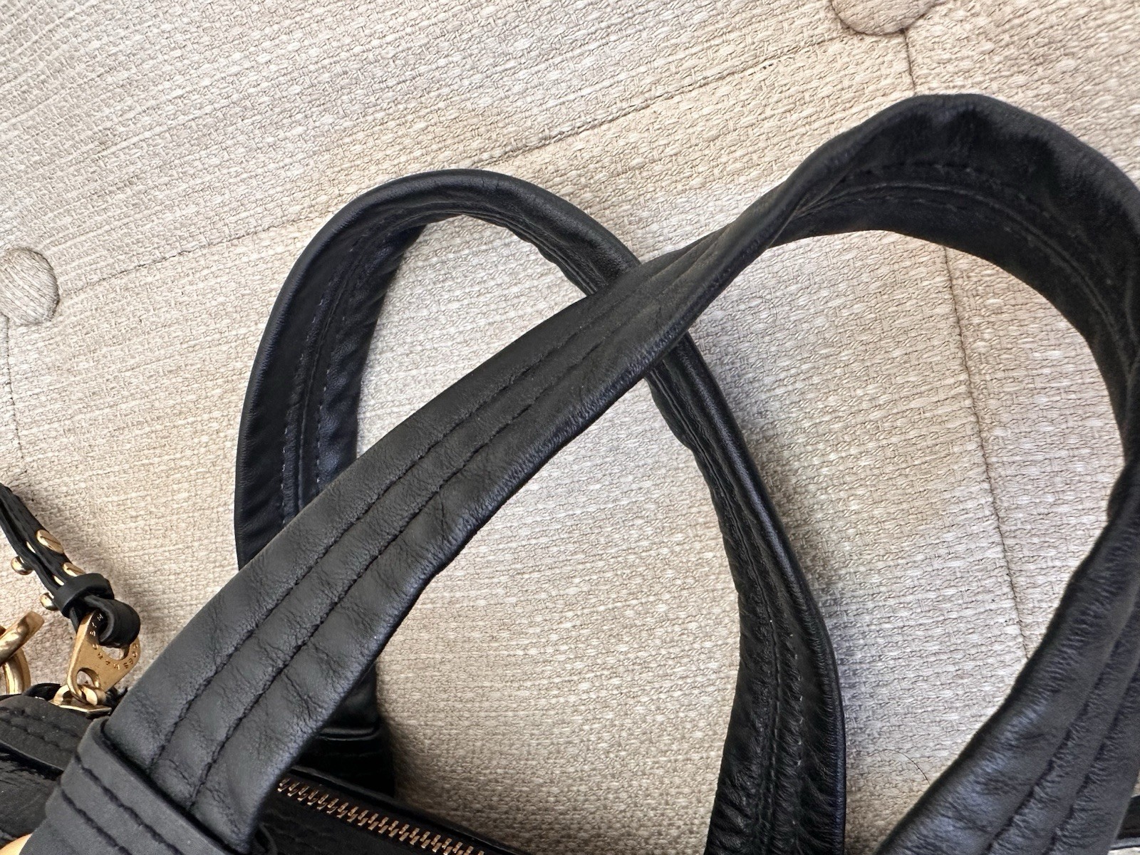 Marc by Marc Jacobs Turnlock Black Python Snake E… - image 16