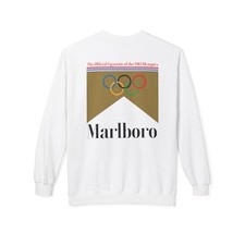Vintage Olympic Marlboro ad Team USA Track Field Smoking Run club Sweatshirt