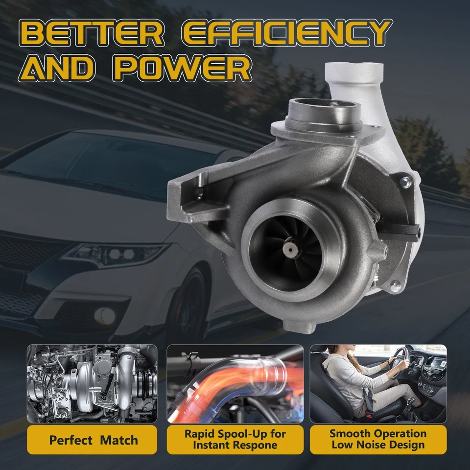 2PCS Upgraded Billet Turbos for Ford F250 F350 F450 6.4 L 2008 2009 2010 Diesel Foto 4 de 4