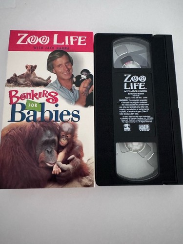 Zoolife With Jack Hanna: Bonkers for Babies (VHS, 1997)