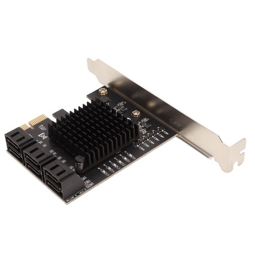 PCIE 3.0 To 6 Ports Expansion Card 6Gbps PCI Express X4 X8 X16 Plug And CB - Bild 11 von 22