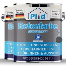 Betonfarbe 5L Anthrazit - f&uuml;r ca. 50m&sup2; / Bodenbeschichtung Bodenfarbe Sockel